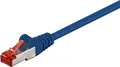 Produktbild: Wentronic Netzwerkkabel RJ-45 M bis M 2 m SSTP-Kabel CAT 6 Grau (50887)