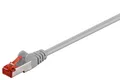 Produktbild: Cat6 Netzwerkkabel Patchkabel CAT.6 CAT & Gigabit LAN Kabel S/FTP grau 2m 2,0m