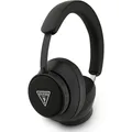 Produktbild: Guess Over-ear headphones Bluetooth ENC Saffiano Triangle Logo black (ANC, 45 h, Kabellos) (GUBHC15PGMRTRK)