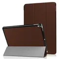 Produktbild: Lobwerk Tabletschutz für Apple iPad Pro 2017 10.5 Zoll Ultra Slim Cover Hardcase aufstellbar und Wake & Sleep Funktion (Braun) + GRATIS Stylus Touch Pen