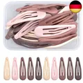 Produktbild: 30 Stk Haarspangen, 5 cm Haarspangen Mädchen, Barrette Haarspange, Haarspangen