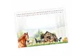 Produktbild: nikima Schreibtischunterlage A3 Schreibtischunterlage Pferde Pony mit kleinem 1x1 Papier 50 Blatt