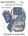 Produktbild: MEDI PARTNERS 5 teilig Babynestchen Set Babynest 100x60x15 cm
