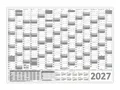 Produktbild: XXL Wandkalender DIN A0 2027 (grau) gerollt Wandplaner inkl. Ferien & Feiertage