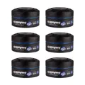 Produktbild: 6x Fonex Gummy Styling Wax Blau Hard Finish 6er Set (900ml) Haarwachs Haarwax