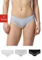 Produktbild: SNOCKS Hipster Panties Damen Unterhose (3-St., 3 Stück) mit Spitze, bequem und elegant