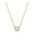 Produktbild: Swarovski Imber Anhänger, Weiße, Vergoldete Damenhalskette mit Strahlenden Swarovski Kristallen