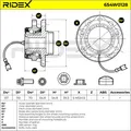 Produktbild: RIDEX Radlagersatz Vorne für OPEL Vectra C Caravan (Z02) 654W0128