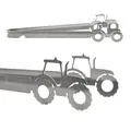 Produktbild: Grillzange Motiv Traktor, spülmaschinengeeignet, Geschenkidee, Männergeschenk, Landwirt, Bauer, Trekker, Bulldog