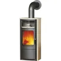 Produktbild: Hark Dauerbrand Kaminofen Opera-B Creme mit Automatik 7 kW EEK: 