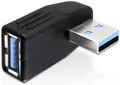 Produktbild: Delock USB 2.0 Adapter [1x USB 3.0 Stecker A - 1x USB 3.0 Buchse A] 65342