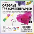 Produktbild: folia Faltblätter transparent 10 x 10 cm mehrfarbig 500 Blatt 825/1010