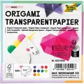 Produktbild: folia Faltblätter transparent 10 x 10 cm mehrfarbig 500 Blatt