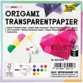 Produktbild: folia Faltblätter transparent 10 x 10 cm mehrfarbig 500 Blatt