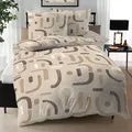 Produktbild: Kaeppel Biber Bettwäsche Elements cappuccino 135x200 cm + 80x80 cm - beige;braun
