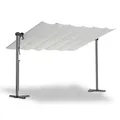 Produktbild: Leco Sonnendach Waved, lichtgrau, 300 x 365 x 1 cm, 27600114
