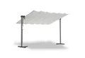 Produktbild: Leco Standmarkise Pergola Überdachung Sonnenschutz Pavillon Sonnendach WAVED 4x2,5 m 400 x 250 x 220 cm