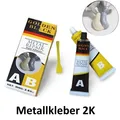 Produktbild: Metallkleber Epoxidharz Kleber 2K-Epoxy 2-Komponenten-Kleber Sekundenkleber 64g