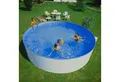 Produktbild: Planet Pool Rundpool Stahlwandpool rund 360x84 cm, Stahl 0,3 mm weiß, F (Einzelbecken), verzinkte Stahlwand