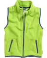 Produktbild: Playshoes Strickfleecejacke Fleece-Weste farbig abgesetzt mit Stehkragen