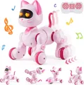 Produktbild: VEVOR Ferngesteuertes Katzenspielzeug, RC-Katze, programmierbares, intelligentes, interaktives Roboter-Haustier für Kinder mit Touch-Steuerung, laufende, singende, tanzende RC-Stunt-Spielzeugkatze