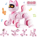 Produktbild: VEVOR RC Roboter Katze Spielzeug Sprechen Tanzen Touch Fernbedienung 21x18x22cm