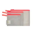 Produktbild: LÄSSIG Wickeltaschen Zubehör Set 3-teilig, Organisations Netztaschen für unterwegs/Mesh Bags Set neon orange