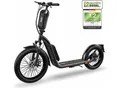 Produktbild: Elektro Scooter mit Straßenzulassung ABE E-Scooter Elektroroller eKFV Zulassung Faltbar Roller EScooter - schwarz