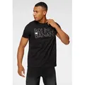 Produktbild: T-Shirt BRUNO BANANI, Herren, Gr. S (44/46), schwarz, Single Jersey, Obermaterial: 100% Baumwolle, bedruckt, schmal, Rundhals, Shirts T-Shirt, kurzärmelig, schmal geschnitten, bedruckt, aus Baumwolle