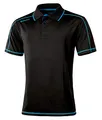 Produktbild: ALBATROS Clima Poloshirt schwarz-blau Gr. S