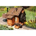 Produktbild: Wunderschöne gr. Wassermühle, Holz im Blockhausstil, Holzschindeln, XXL