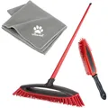 Produktbild: Vileda Pet Pro ALWAYS CLEAN Besenbox, 3-teiliges Set, rot