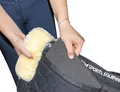 Produktbild: HKM-Sportgeräte 68252 Korrektur-Schaffell-Pad, natürlich