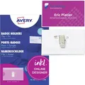 Produktbild: 50er Multipack Avery-Zweckform 4820 Namensschild (B x H) 90 mm x 54 mm 50 St.