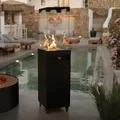 Produktbild: Planika Faro [fahrbarer Gaskamin Außenbereich] - Schwarz