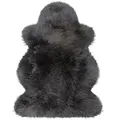 Produktbild: Schaffell 68 x 100 cm Wolle Schwarz