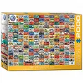 Produktbild: eurographics Puzzle - VW Bulli Collage - 2000 Teile 300919
