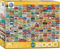 Produktbild: Puzzle 2000 elementów. The VW Groovy Bus