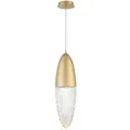 Produktbild: Elstead Lighting Pendelleuchte Eurofase, Gold, Metall, Glas, 16.5 cm, höhenverstellbar, Lampen & Leuchten, Innenbeleuchtung, Hängelampen, Pendelleuchten