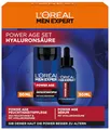 Produktbild: L'Oréal Men Expert Pflegeset gegen Falten für Männer, Geschenkset mit Anti-Aging Gesichtscreme und Serum gegen matte Haut, Geschenke für Herren mit Hyaluronsäure, Power Age, 1 x 50 ml, 1 x 30 ml