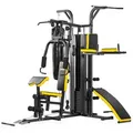 Produktbild: Dione HG5 - Fitnessstation - Multi-Gym - Krafstation mit Boxsack  - Einschließlich 65 kg Gewichte - Erweiterbar auf 100 kg - Homegym