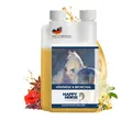 Produktbild: Happy Horse Atemwege- & Bronchialsaft für Pferde – Ergänzungsfuttermittel für Pferde – 1000 ml – 100% pflanzliche Rezeptur – Made in Germany