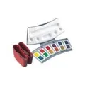 Produktbild: Pelikan Studien Aquarell-Malkasten 725 D-12, 12 Farben inkl. 2 Wasserboxen, mit Mischpalette (721886)