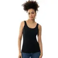 Produktbild: Mey Tanktop Noblesse ohne auftragende Seitennähte, Slim Fit, tiefer Rundhalsausschnitt schwarz M (40)