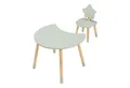 Produktbild: en.casa Kinderschreibtisch (Set, 2-St), mit Stuhl »Lallega« Kiefernholz + MDF Mintgrün