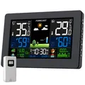 Produktbild: VOKSUN Funk-Wetterstation mit Außensensor Farbdisplay DCF-Uhr Vorhersage