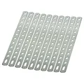 Produktbild: tomzz Audio 2400-031 Lochstreifen Lochschiene aus Metall 10er Set 192x16mm für verschiedenste Einsatzzwecke stabile Version