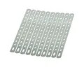 Produktbild: tomzz Audio Lochstreifen Lochschiene aus Metall 10er Set 192x16mm für verschiedens KFZ Adapter