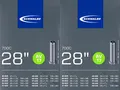 Produktbild: 2X Schwalbe AV 17 Schlauch 28' 622 Ventil: Auto Schrader AV17 Autoventil 28 Zoll