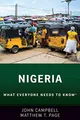 Produktbild: Nigeria: What Everyone Needs to Know, Page, Matthew T.